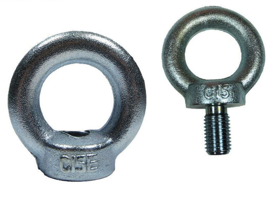 10 Stück Ringmutter Ringschraube Verzinkt DIN 582 / 580 Kranösen Zurröse Kranöse